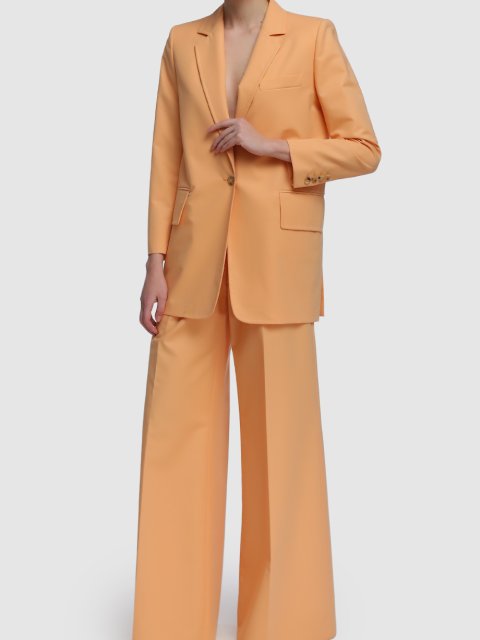 Оранжевый пиджак MAX MARA: фото 1 - Invogue