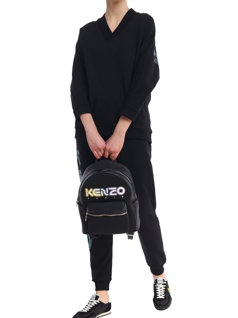 Чёрный свитер KENZO: фото 5 - Invogue