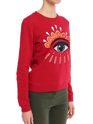 Бордовый свитшот KENZO: фото 5 - Invogue