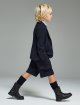 Чорні черевики EMPORIO ARMANI KIDS зі шкіри: фото 1 - Invogue