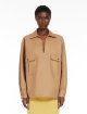 Світло-коричнева блуза Max Mara вільного крою: фото 1 - Invogue
