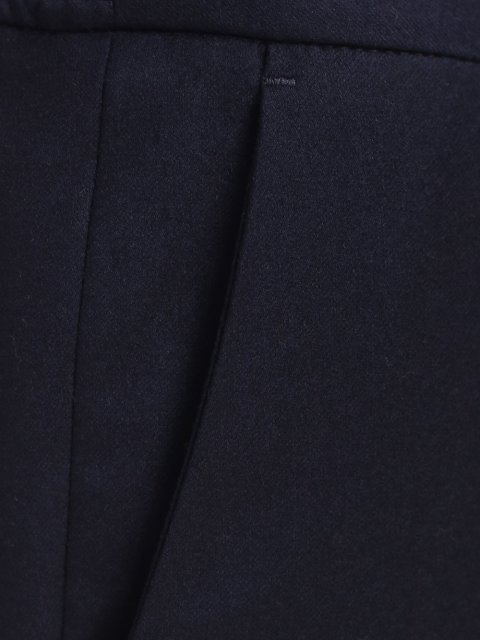 Тёмно-синие брюки BOSS: фото 6 - Invogue