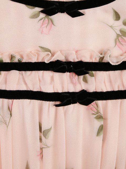 Розовое платье MONNALISA: фото 2 - Invogue