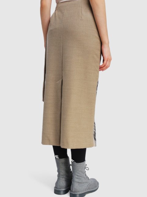 Бежевая юбка WEEKEND MAX MARA: фото 4 - Invogue