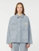 Блакитний жакет WEEKEND MAX MARA з чистої бавовни: фото 2 - Invogue