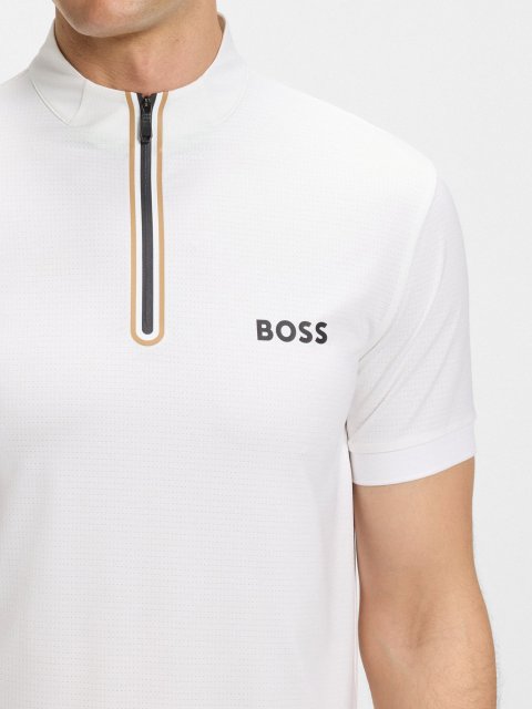Біла футболка BOSS : фото 4 - Invogue