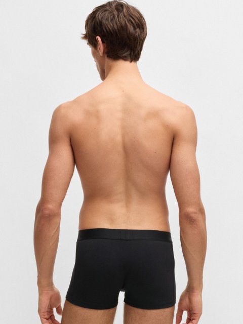 Комплект із трьох чорних боксерів Boss: фото 2 - Invogue