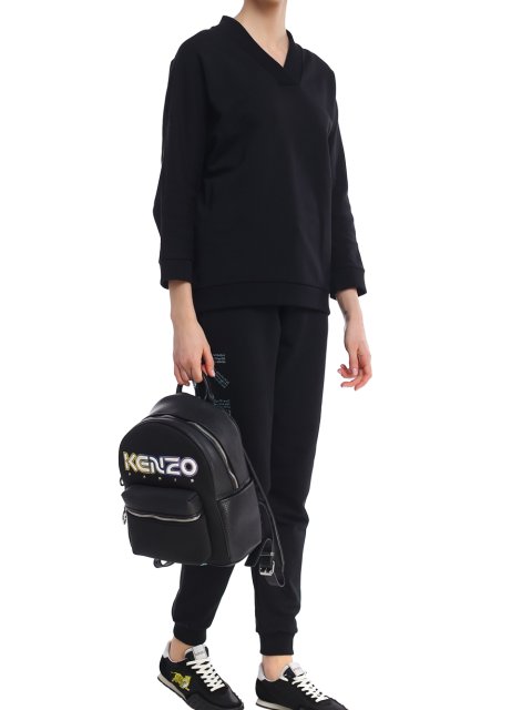 Чёрный рюкзак KENZO: фото 3 - Invogue