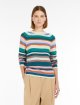 Різнокольоровий светр WEEKEND MAX MARA з бавовняної пряжі: фото 4 - Invogue