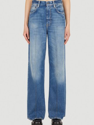 Сині джинси кльош Acne Studios: фото 1 - Invogue