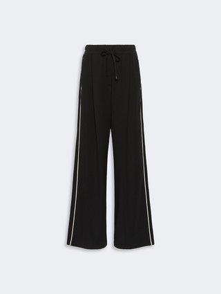 Чорні штани Weekend Max Mara з ліоцелу та бавовни: фото - Invogue