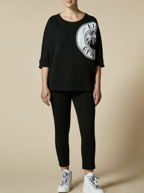 Чёрные брюки MARINA RINALDI: фото - Invogue