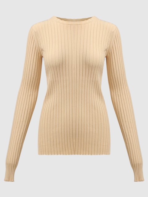 Бежевый свитер HELMUT LANG: фото - Invogue