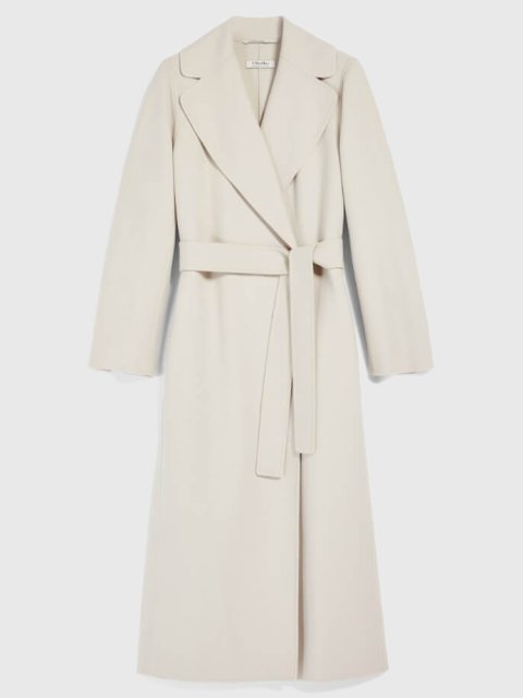 Кремовое пальто MAX MARA: фото - Invogue