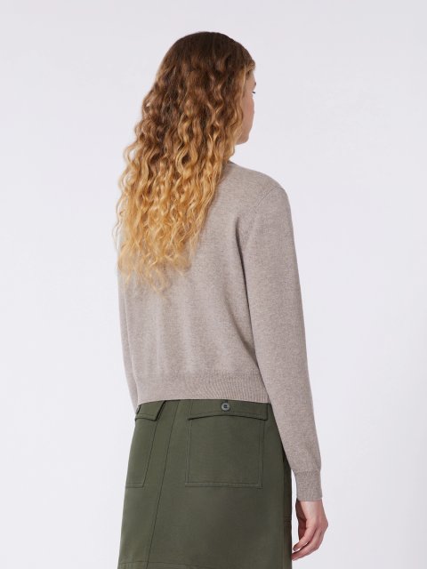 Серый кардиган из шерсти и кашемира: фото 3 - Invogue