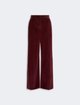 Бордові брюки Weekend Max Mara з бавовни: фото - Invogue