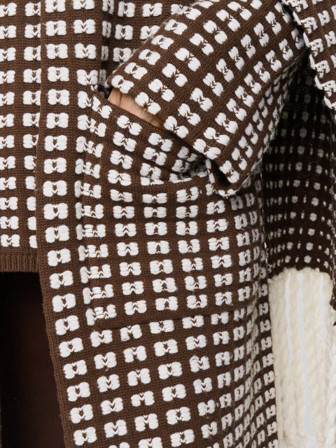 Бежеве пальто Joseph з шарфом: фото 6 - Invogue