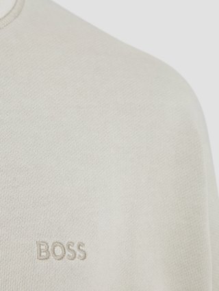 Кремовый свитшот BOSS: фото 3 - Invogue