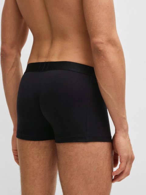 Комплект із трьох чорних боксерів Boss: фото 4 - Invogue