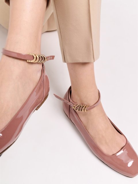 Балетки DOROTHEE SCHUMACHER из лакированной кожи: фото 3 - Invogue