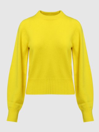 Жёлтый свитер Sportmax: фото - Invogue