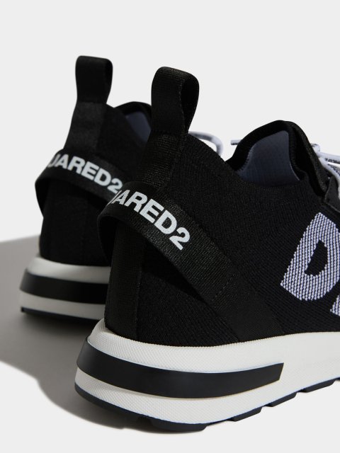 Чорні кросівки DSQUARED KID : фото 4 - Invogue