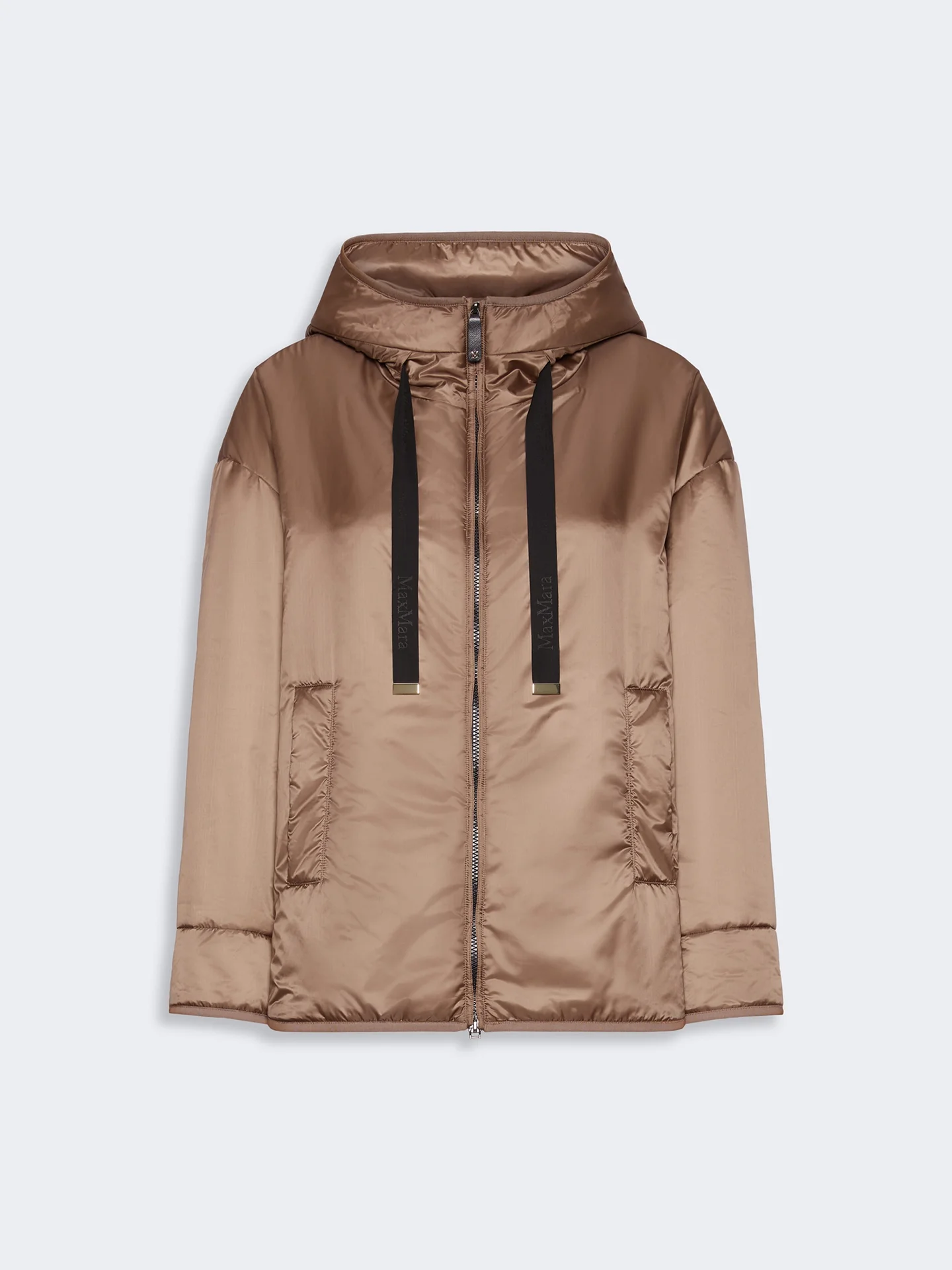 Коричневая куртка Max Mara из полиэстера - купить на Invogue — арт