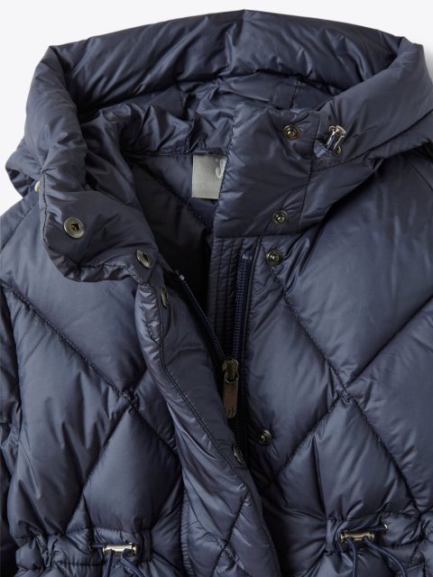 Синее  пальто IL GUFO: фото 2 - Invogue