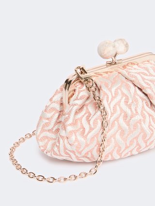 Рожева сумка Pasticcino Weekend Max Mara з льону та шовку: фото 3 - Invogue