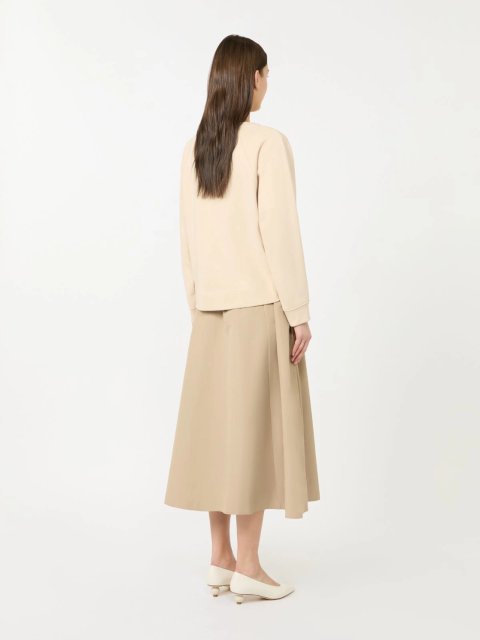 Світло-коричневі сукня та спідниця Weekend Max Mara з суміші бавовни: фото 2 - Invogue