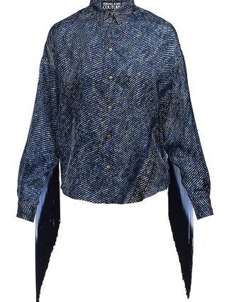 Синя сорочка VERSACE JEANS COUTURE : фото 2 - Invogue
