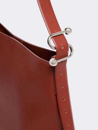 Красная сумка SPORTMAX из кожи: фото 4 - Invogue