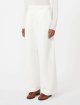 Білі брюки Max Mara з суміші бавовни та льону: фото 2 - Invogue