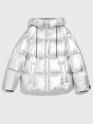Серебристая куртка WEEKEND MAX MARA: фото - Invogue