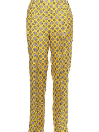 Жёлтые брюки MAX MARA: фото - Invogue