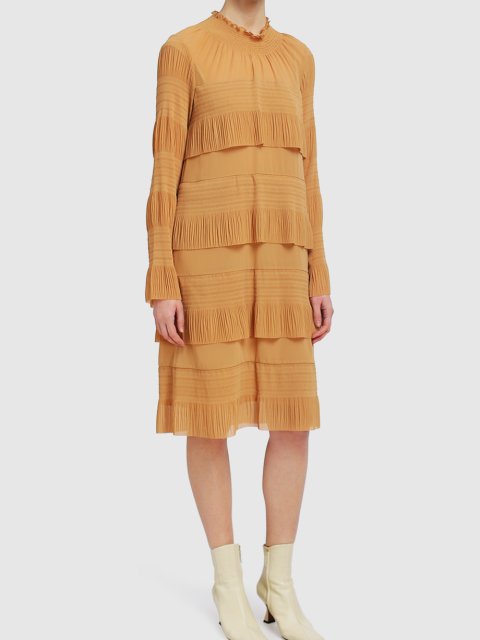 Коричневое платье BY MALENE BIRGER: фото 1 - Invogue