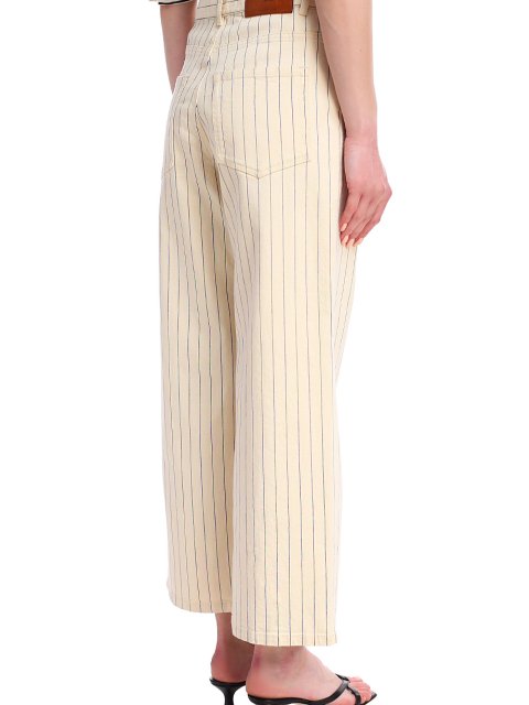 Бежевые брюки WEEKEND MAX MARA: фото 4 - Invogue