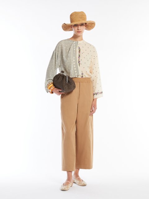 Блуза Weekend Max Mara шовкова з принтом: фото 1 - Invogue