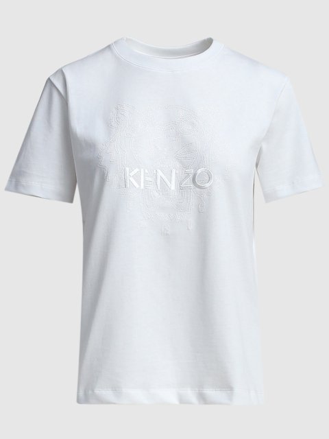 Белая футболка KENZO: фото - Invogue
