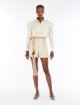 Молочна блуза Max Mara з пишними плечима: фото 1 - Invogue