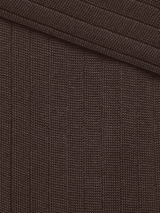 Коричневі шкарпетки Zegna з хлопкового джерсі: фото 2 - Invogue