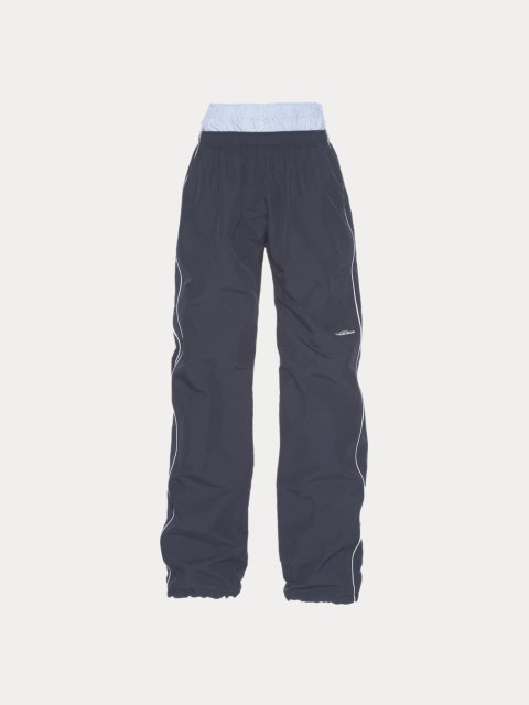 Синие спортивные брюки PUSHBUTTON: фото - Invogue