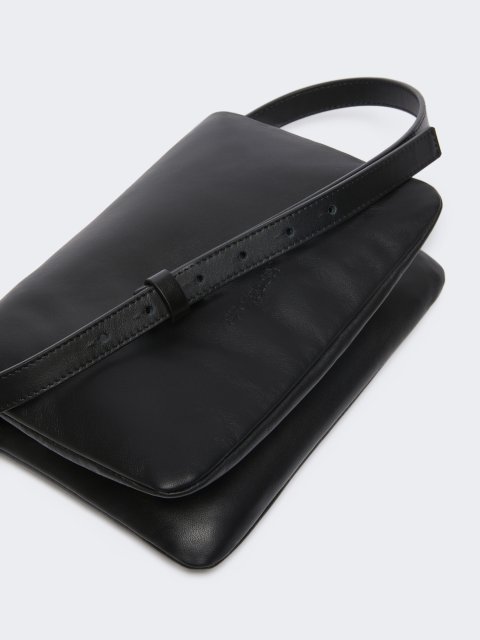 Черная сумка SPORTMAX из мягкой кожи: фото 4 - Invogue