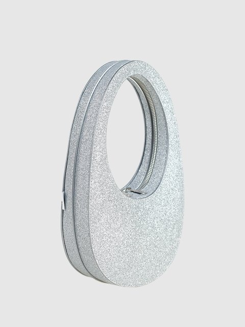 Серебристая сумка COPERNI: фото 4 - Invogue