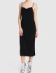 Чёрное платье HELMUT LANG: фото 1 - Invogue