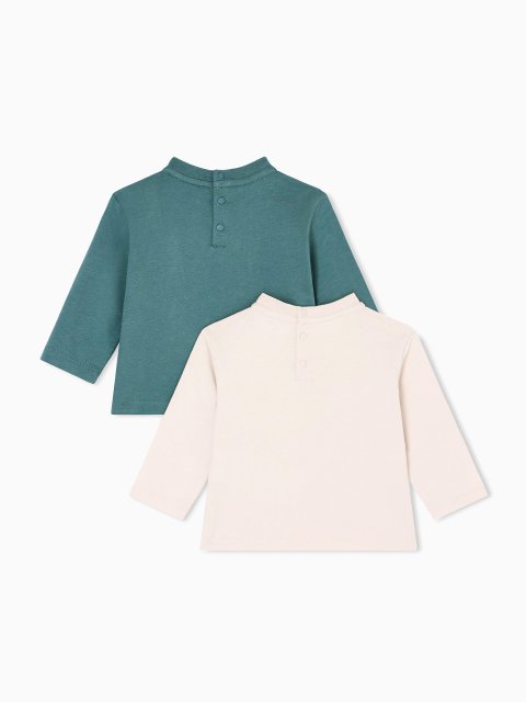 Разноцветные джемперы EMPORIO ARMANI KIDS из хлопка: фото 2 - Invogue