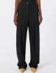 Чорні брюки SPORTMAX з вовни: фото 2 - Invogue