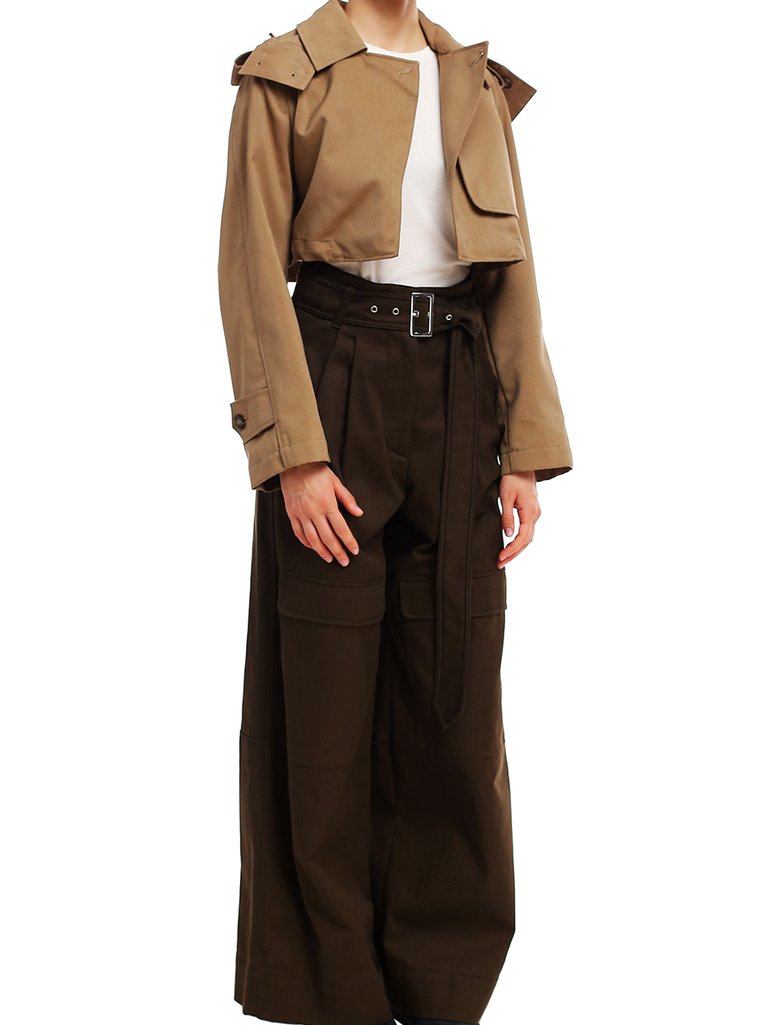 Коричневі брюки WEEKEND MAX MARA : фото 1 - Invogue