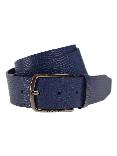 Темно-синій ремінь BOSS : фото 2 - Invogue