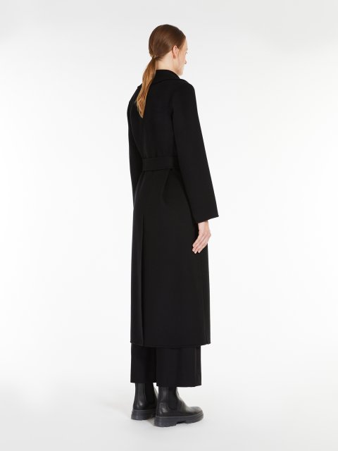 Чорне пальто MAX MARA з вовни: фото 2 - Invogue